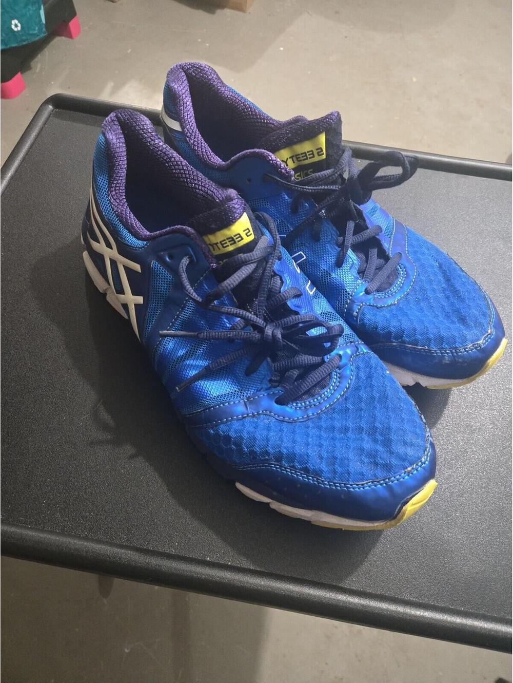 Asics Gel-Lyte33 2 Running Shoes Blue Purple US Men's 11.5